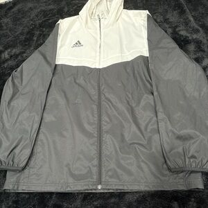 Adidas Two-Tone Gray and White Jacket